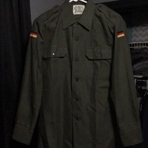 German army button down